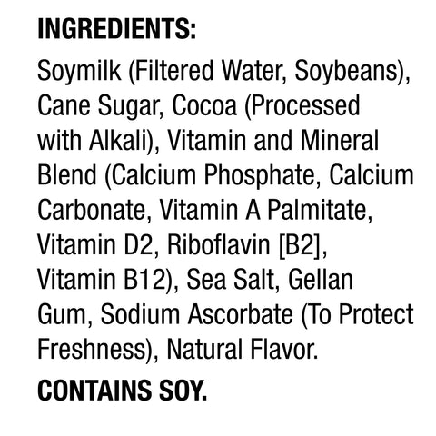 Milk Soy Chocolate Aesptic