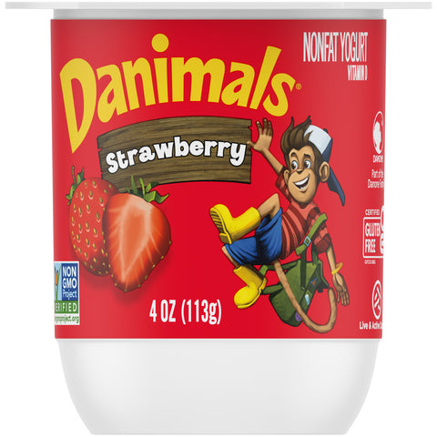 Yogurt Strawberry Blended Non Fat