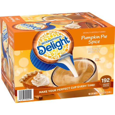 Creamer Liquid Pumpkin Pie Spice Seasonal Non-dairy Single Serve Cup