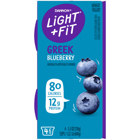 Light & Fit® YOGURT GREEK BLUEBERRY NON FAT