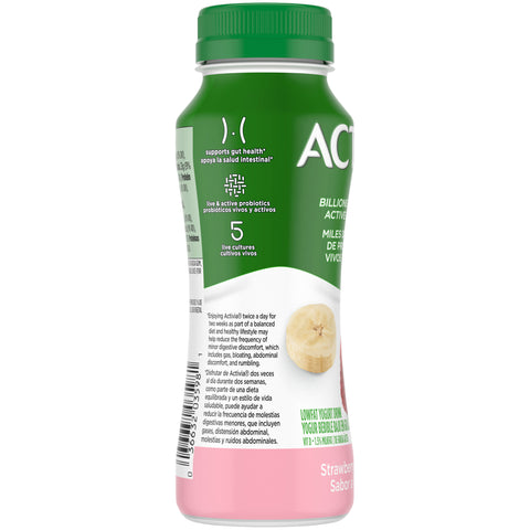 Drink Yogurt Strawberry Banana Low Fat