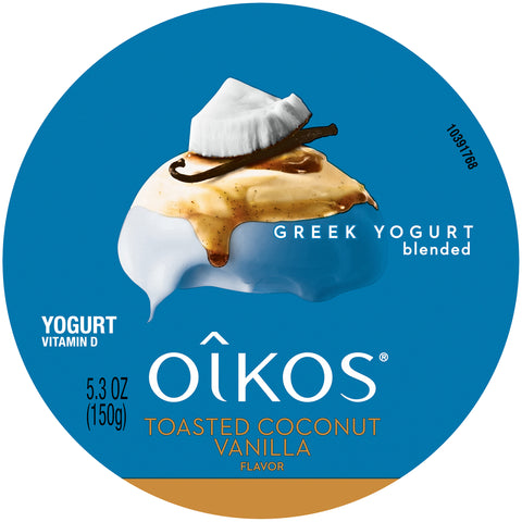 Yogurt Greek Toasted Coconut Vanilla Non Fat