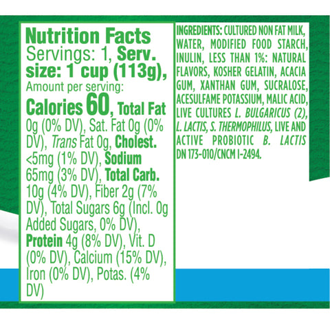 Activia Light Vanilla Probiotic Low Fat Yogurt, 4 Ounce -- 24 per case.