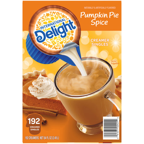 Creamer Liquid Pumpkin Pie Spice Seasonal Non-dairy Single Serve Cup