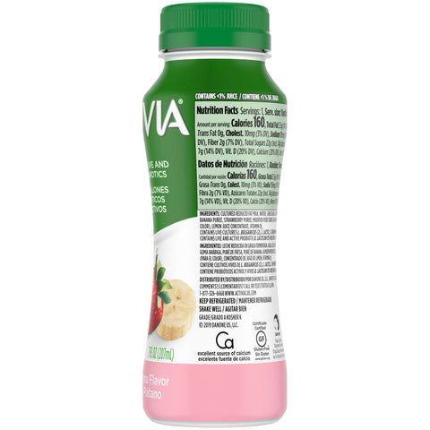 Drink Yogurt Strawberry Banana Low Fat