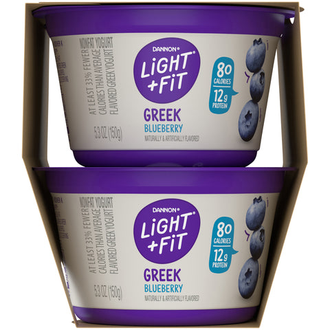 Light & Fit® YOGURT GREEK BLUEBERRY NON FAT