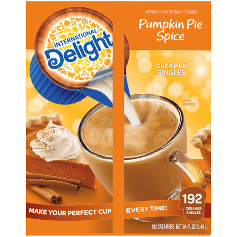 Creamer Liquid Pumpkin Pie Spice Seasonal Non-dairy Single Serve Cup