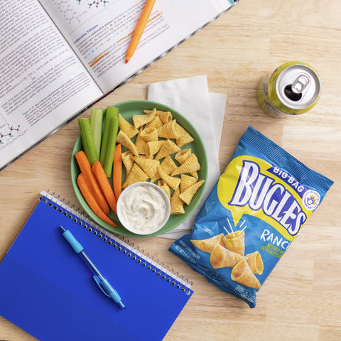 Bugles Ranch Snacks, 1.5 Ounce -- 36 per case.
