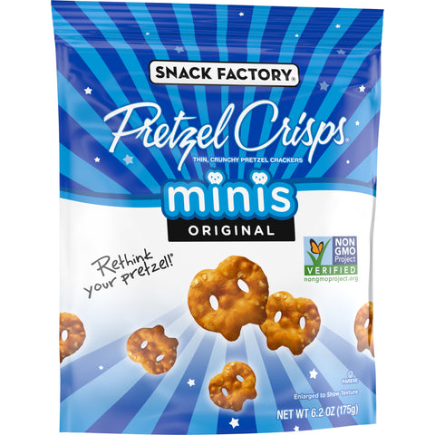 Snack Factory SNACK PRETZEL CRISP ORIGINAL MINI