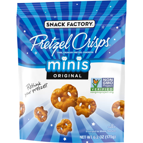 Snack Factory SNACK PRETZEL CRISP ORIGINAL MINI
