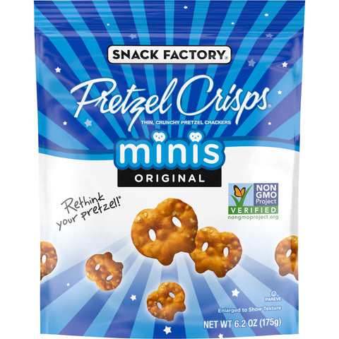Snack Factory SNACK PRETZEL CRISP ORIGINAL MINI