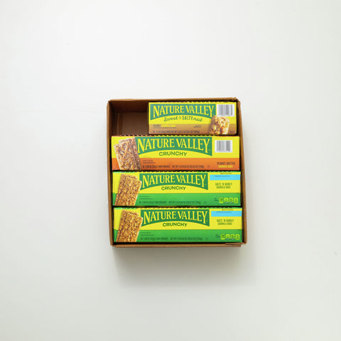 Nature Valley 3 Flavors Granola Bar - Variety Pack, 25.04 Ounce -- 4 per case
