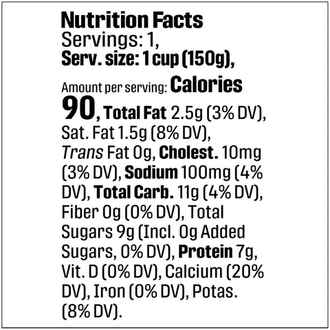 Yogurt Plain All Natural Low Fat