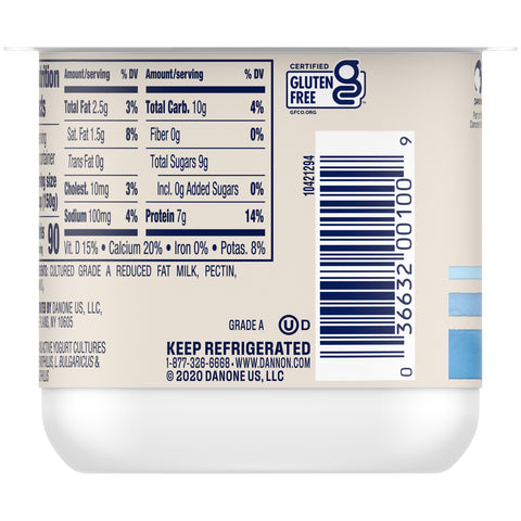 Yogurt Plain All Natural Low Fat
