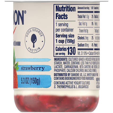 Yogurt Strawberry Low Fat Fob
