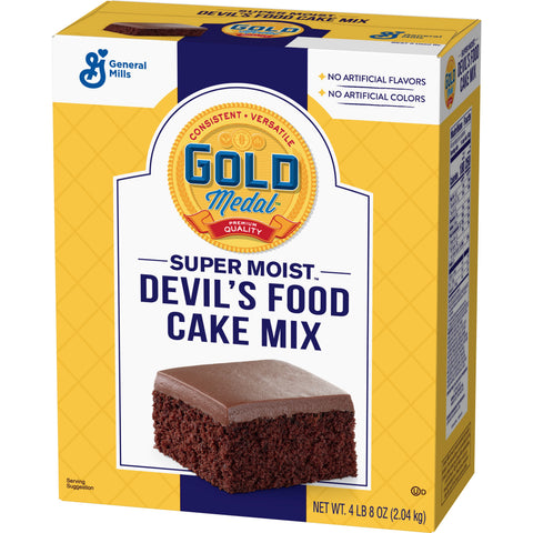 Gold Medal SuperMoist Devil's Food Cake Mix, 4.5 pound -- 6 per case