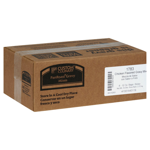 Custom Culinary PanRoast Chicken Flavored Gravy Mix, 12 Ounce -- 8 per case.
