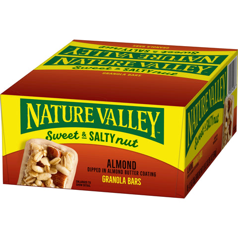 General Mills Nature Valley Sweet and Salty Almond Nut Granola Snack Bar, 1.2 Ounce -- 128 per case.