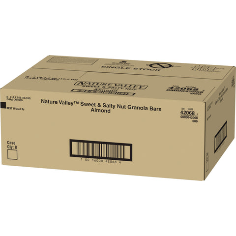 General Mills Nature Valley Sweet and Salty Almond Nut Granola Snack Bar, 1.2 Ounce -- 128 per case.