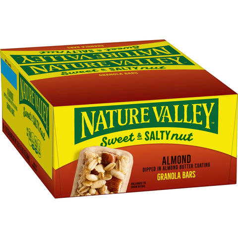 General Mills Nature Valley Sweet and Salty Almond Nut Granola Snack Bar, 1.2 Ounce -- 128 per case.