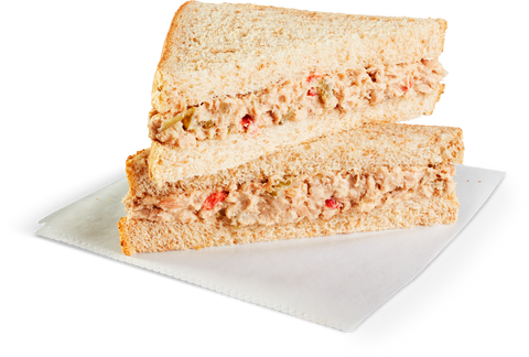 Sandwich Tuna Salad On Wheat Bread Wedge 4.5 Oz 301047-012-1