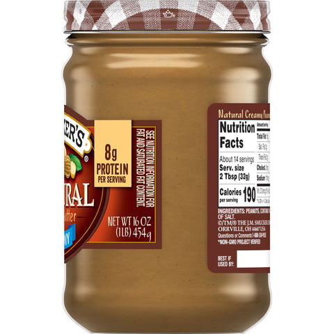 Smucker's® PEANUT BUTTER CREAMY NATURAL
