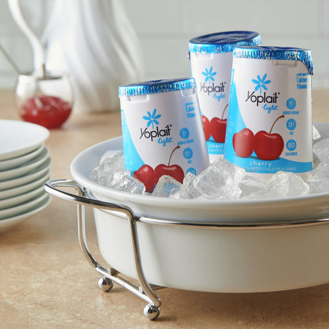 Yoplait Light Very Cherry Yogurt, 6 Ounce -- 12 per case.