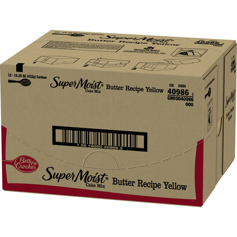 Betty Crocker® CAKE MIX YELLOW SUPERMOIST BUTTER RECIPE