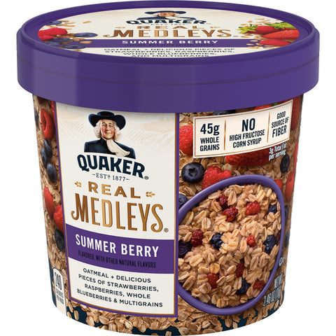 Real Medleys QUAKER REAL MEDLEY SUMMER BERRY 12/2.46Z