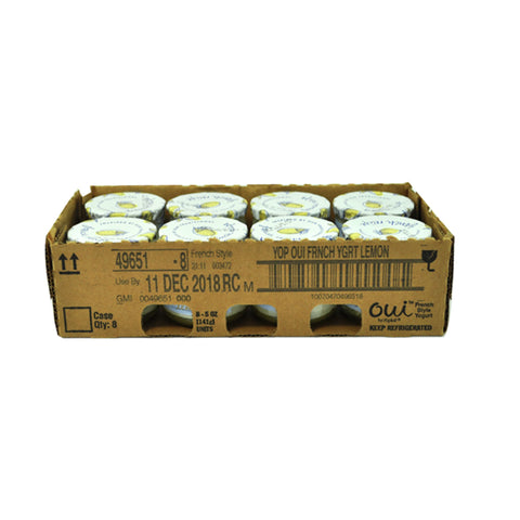 Oui By Yoplait YOGURT LEMON FRENCH STYLE