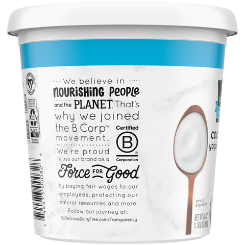 Yogurt Alternative Coconut Milk Vanilla Plain