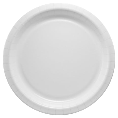 Plate Paper Clay Coated White 10