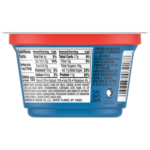 Oikos® YOGURT GREEK OIKOS STRAWBERRY & CREAM
