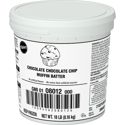 Pillsbury Chocolate with Chocolate Chip Muffin Batter, 18 Pound