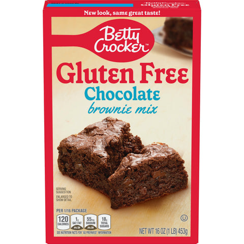 Betty Crocker Gluten Free Brownie Mix, 16 Ounce -- 6 per case.