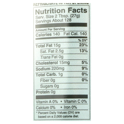 Ventura Foods Classic Gourmet Select Signature Tartar Sauce, 4 Gallon.