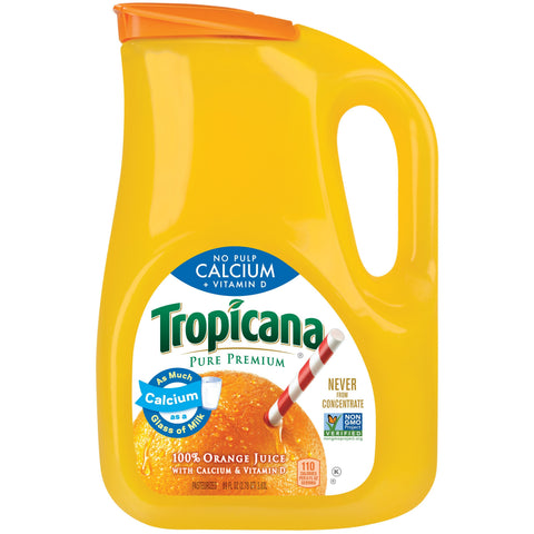 Tropicana Pure Premium JUICE ORANGE & CALCIUM PLASTIC BOTTLE
