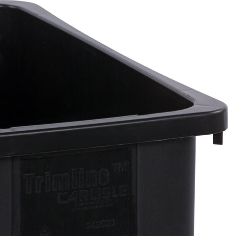 Container Waste Trimline™ Rectangle Trash Can Black 23 Gal