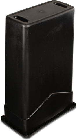 Container Waste Trimline™ Rectangle Trash Can Black 23 Gal