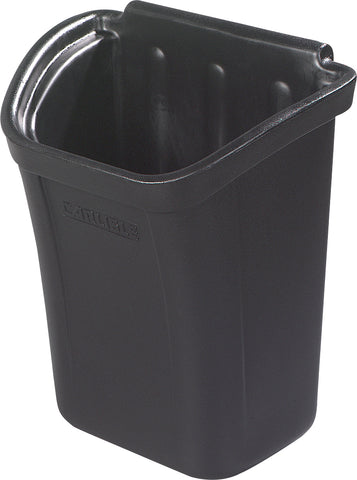 Carlisle 7.00 GAL BLACK TRASH BIN FOR BUSING CART