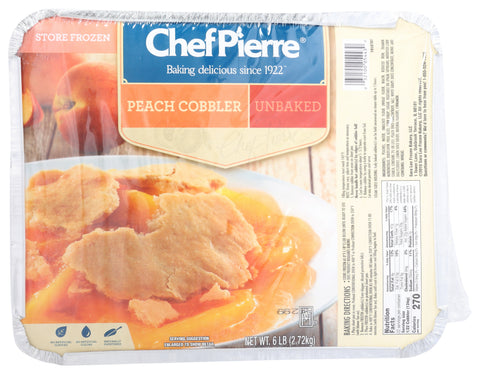 Cobbler Peach Homestyle Raw