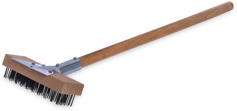 Brush Oven & Grill Brush W/scraper & Flat Carbon Steel Bristles 30