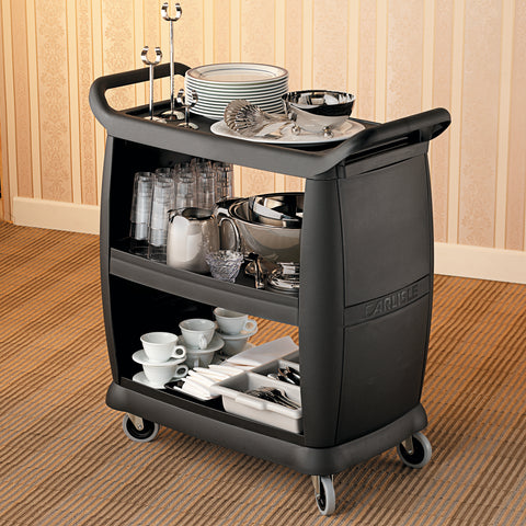 Cart Small Bussing & Transport Black 18x36.25x38 300 Lb Capacity
