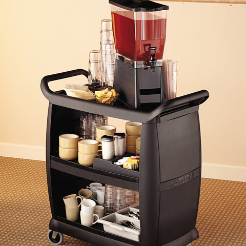 Cart Small Bussing & Transport Black 18x36.25x38 300 Lb Capacity