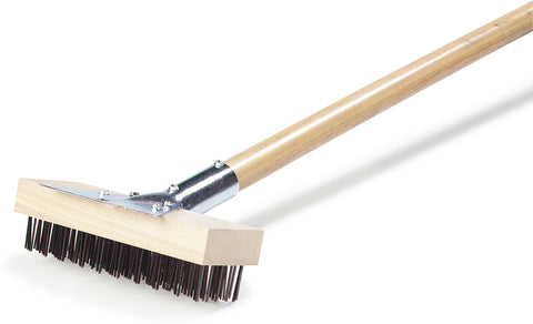 Brush Oven & Grill Brush W/scraper & Flat Carbon Steel Bristles 30