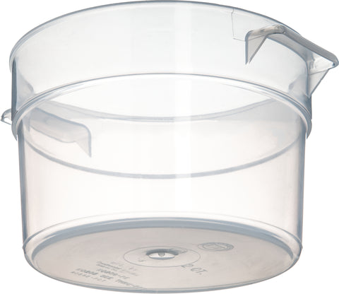 Carlisle CONTAINER FOOD ROUND PP PLASTIC 2 QT