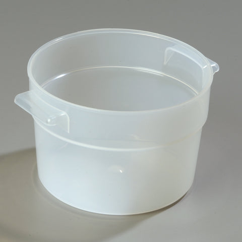 Carlisle CONTAINER FOOD ROUND PP PLASTIC 2 QT
