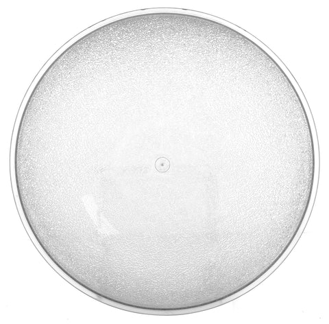 Bowl Salad Plastic Pebbled Clear 8