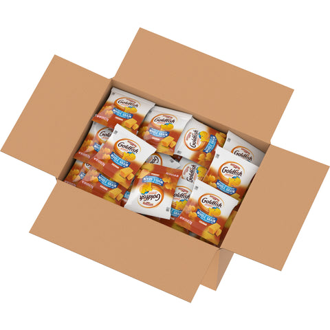 Pepperidge Farm 100 Calorie Whole Grain Cheddar Goldfish - 0.75 oz. bag, 100 per case