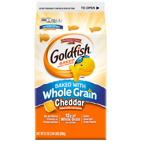 Pepperidge Farm® CRACKER GOLDFISH CHEDDAR FLAVOR WHOLE GRAIN SBP0